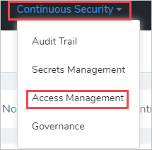 Consola de administración de Harness