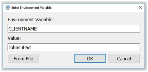 Imagen de variable de conjunto por dispositivo