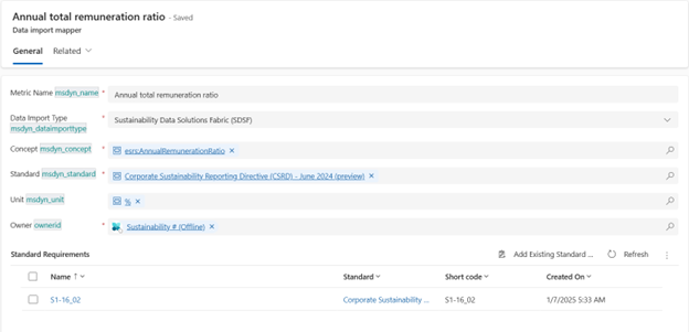 Screenshot of Active Data import mappers 2.