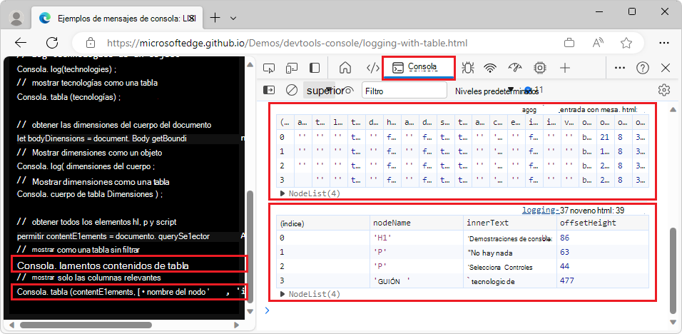 Filtrar información que muestra 