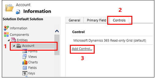 Agregar control personalizado Editable Grid.