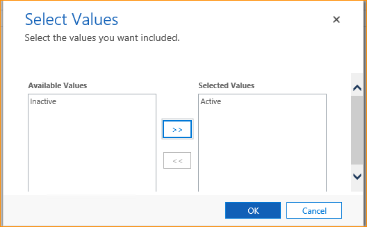 Seleccionar sitios de SharePoint activos.