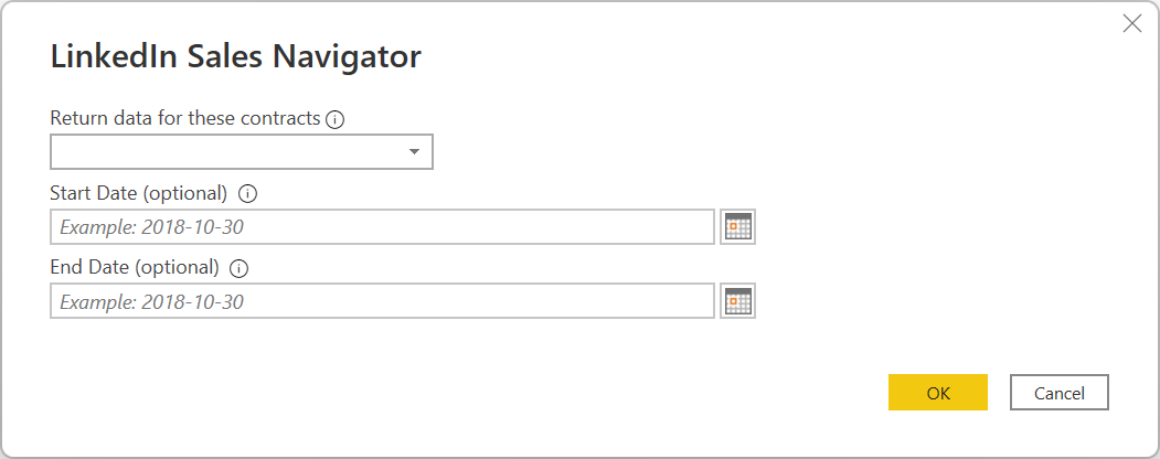 Solicite la información que se va a proporcionar.