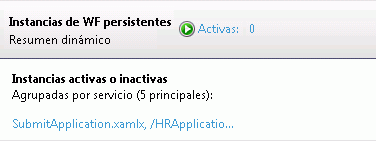 Instancias persistentes o inactivas