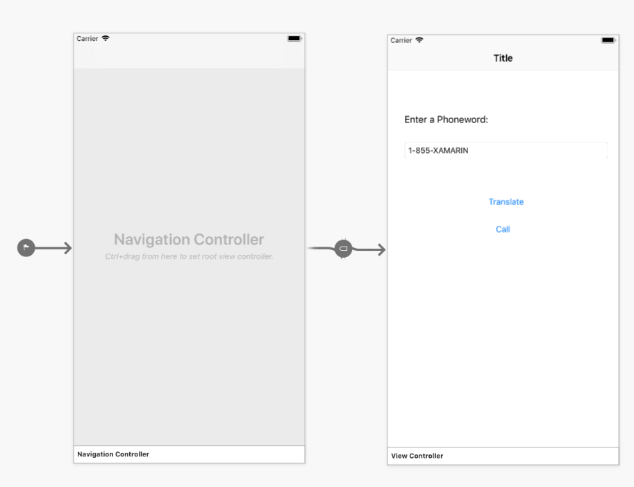 ViewController es ahora el controlador de vista raíz del controlador de navegación