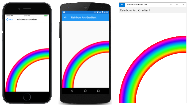 Arco iris degradado