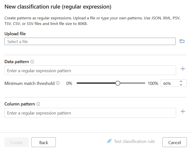 Creación de una nueva regla regex