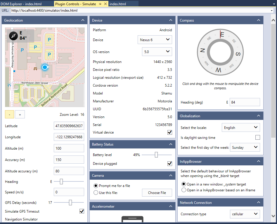 Simulación de Cordova