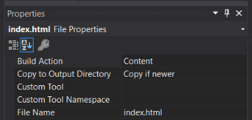 Configurar copias de archivos de contenido estático