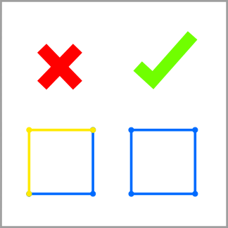 Example of open Polylines combined into a single closed PolyLine