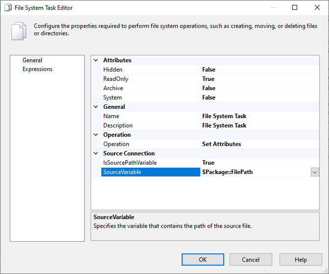 Parameterize source connection