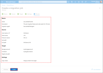 Screen capture of the Review tab illustrating the location of the fields and settings.