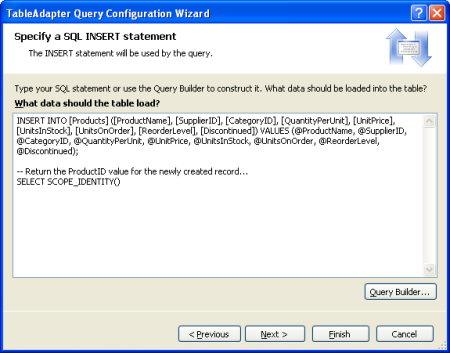 Augment the Query to Return the SCOPE_IDENTITY() Value