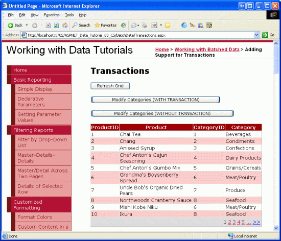 Some Products CategoryID Values were Updated While Others Were Not