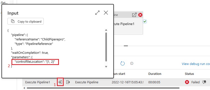 Screenshot showing the input type string.