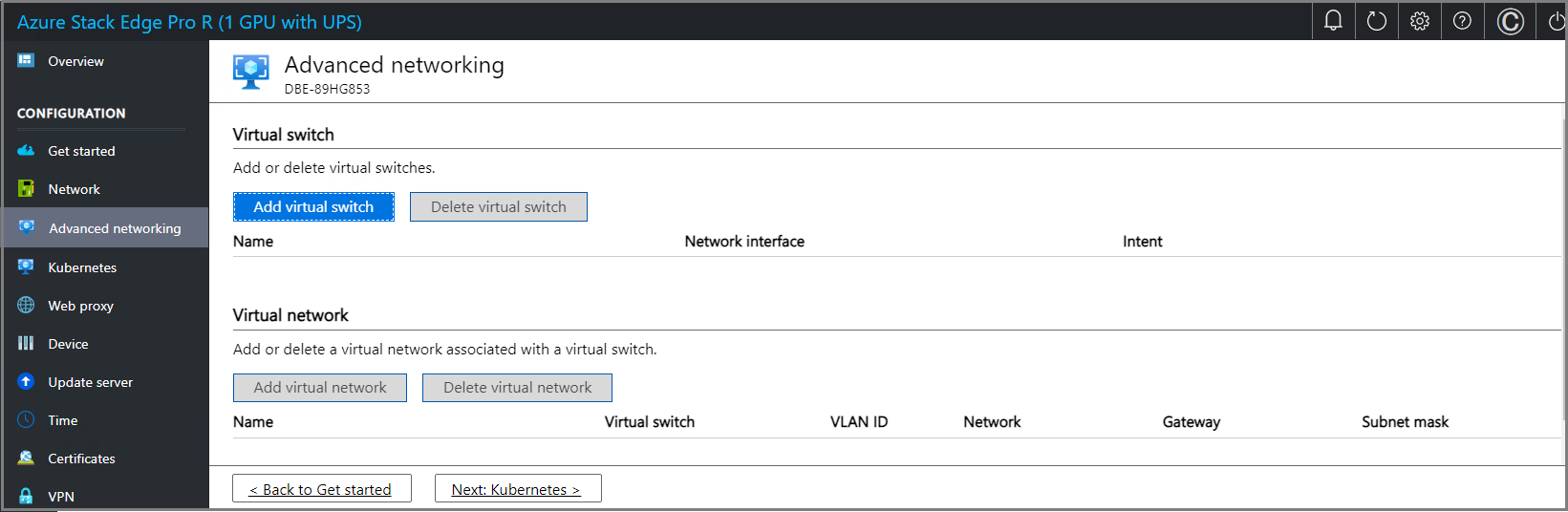 Compute page in local UI 2