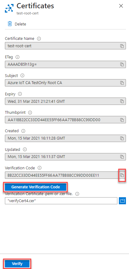 Screenshot showing the certificate details dialog.