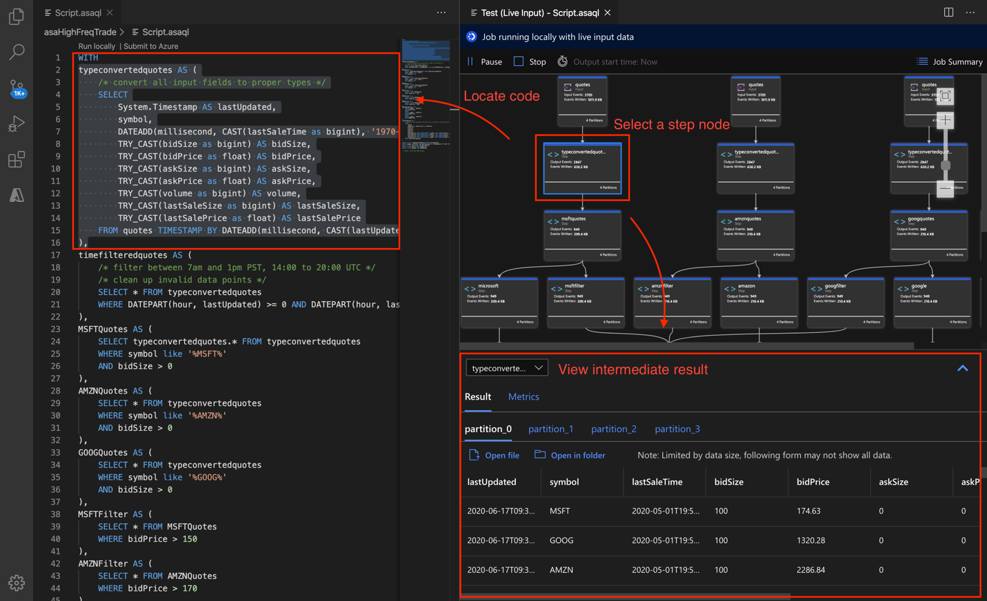 Job diagram preview result