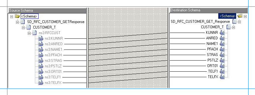 Map the response messages between adapter versions