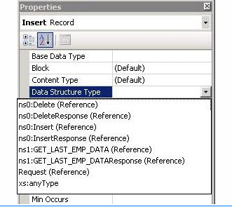 Map child nodes to the request schema