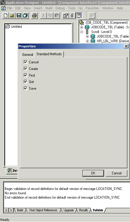 Image that shows the properties dialog box.