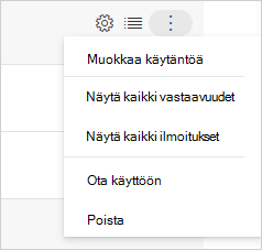 Ota käytäntö käyttöön.