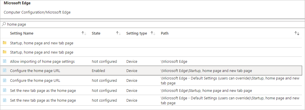 Setting state is Enabled