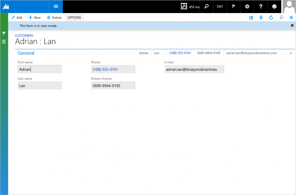 Details view after applying Fields and Field Groups subpattern.