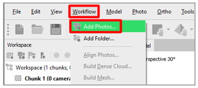 Add Photos command.