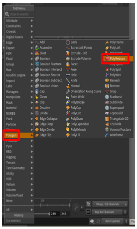 PolyReduce command.