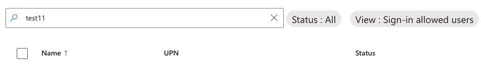 Screenshot that shows an example of how to filter a large user sort.