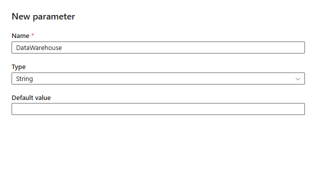 Näyttökuvassa näkyy uuden parametrin luominen.