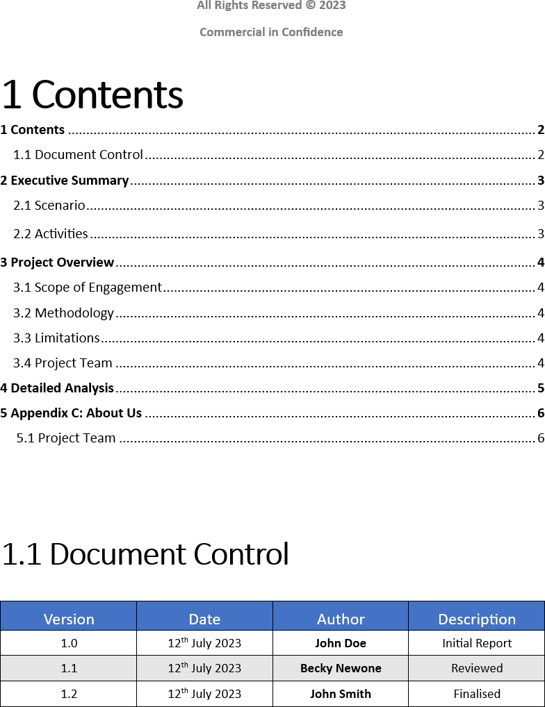 Incident response training document from third party.