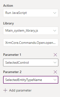 Parametrien lisääminen