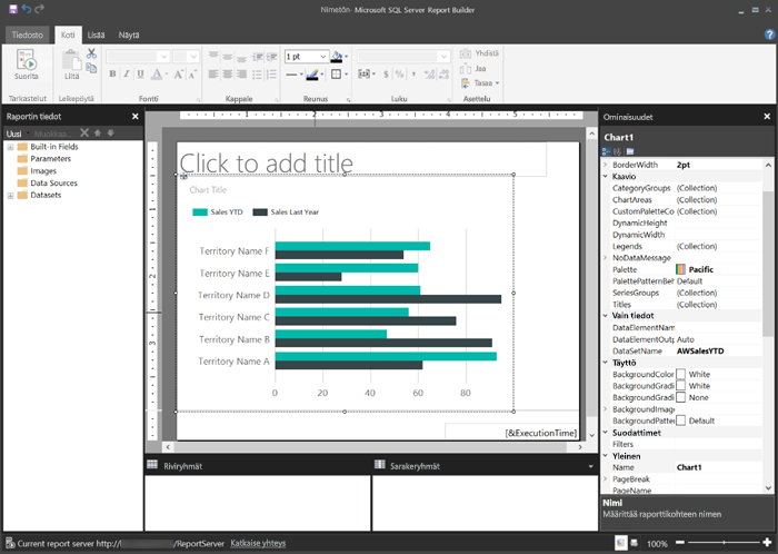 Report Design view