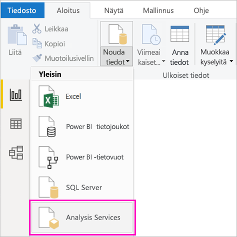 Select data source