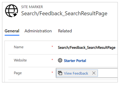 Feedback_SearchResultPage-tulossivun arvo