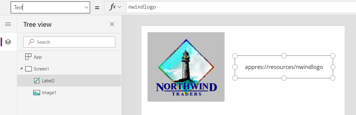 Northwind-teksti.