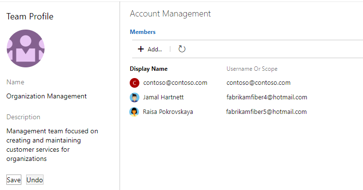 Create a subteam with its own area path, TFS.