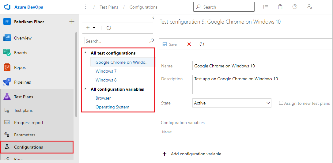 Screenshot of Query Editor, Query test plans.