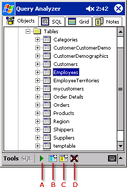 Query Analyzer screen shot