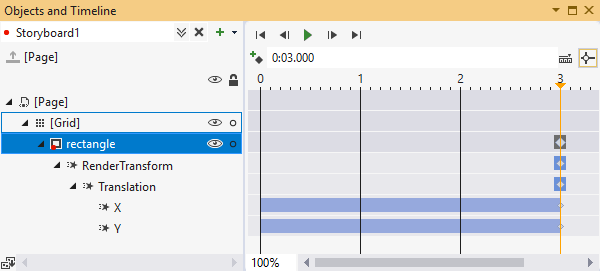 Storyboard for animation in Blend for Visual Studio