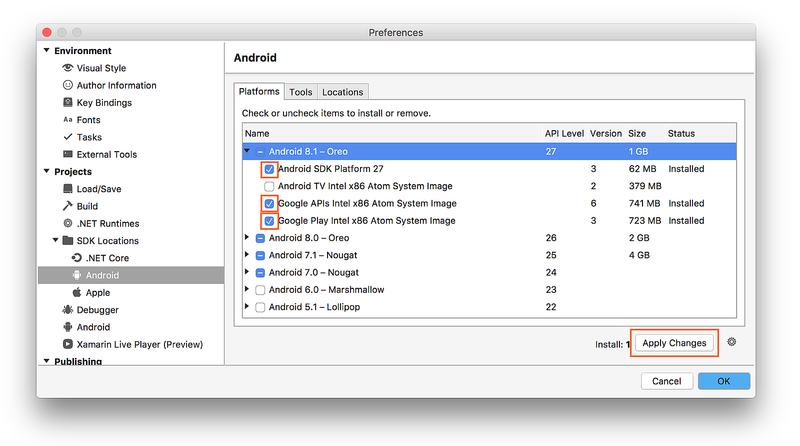 Example of adding some components