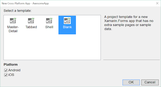 Android and iOS, with .NET Standard