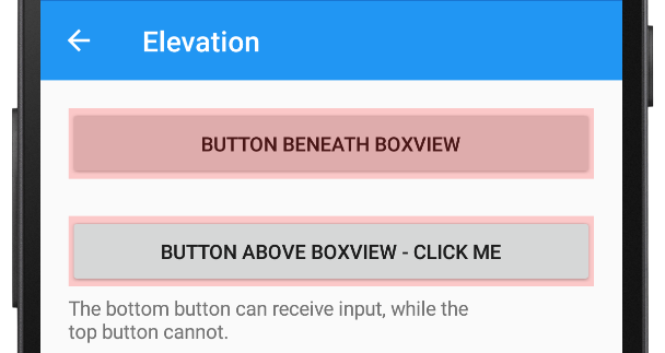 VisualElement elevation screenshot