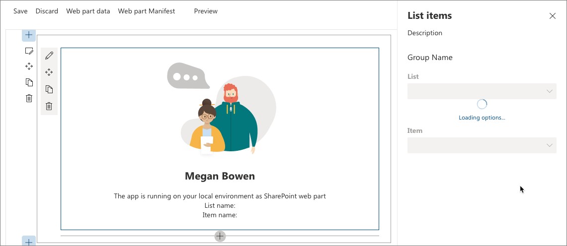 Dropdowns in web part property pane loading their data