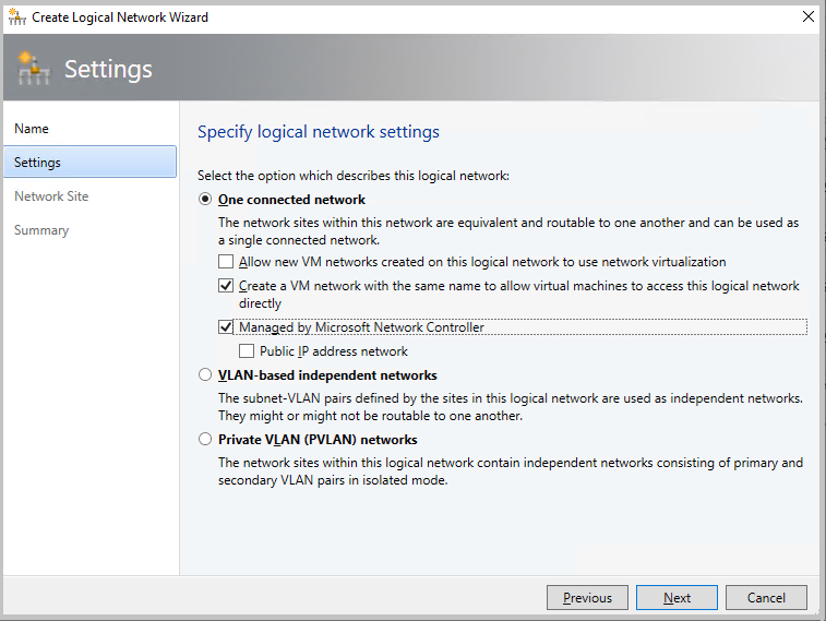 one connected network