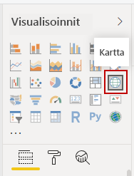 Visualisoinnit-ruudun Kartta-painikkeen kuva.