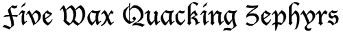 Lucida Blackletter