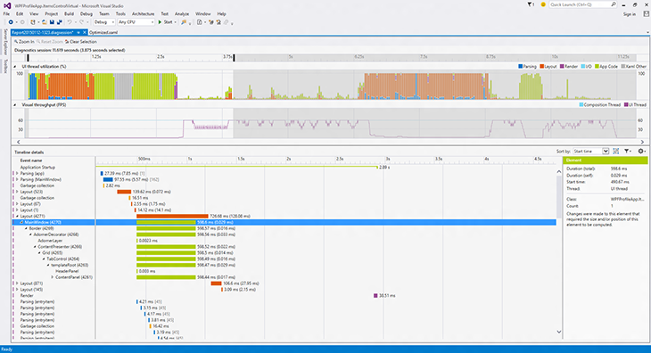 The new Timeline tool